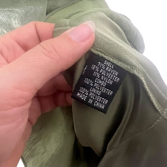 Adrianna Papell Green Tiered Knee Length Formal Dress Bolero Jacket Set 6 - Picture 6 of 10